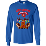 Tampa Bay Buccaneers NFL Reindeer Funny Merry Christmas And Happy New Year