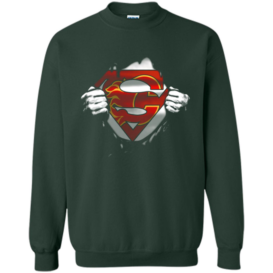 Calgary Flames And Superman Fans - Sweatshirt