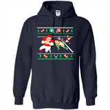 Santa vs Deer Football Ugly Christmas PINGPONG
