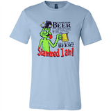 Slammed I Am I Would Drink Beer With A Goat On A Boat Shirt - Canvas Unisex T-Shirt