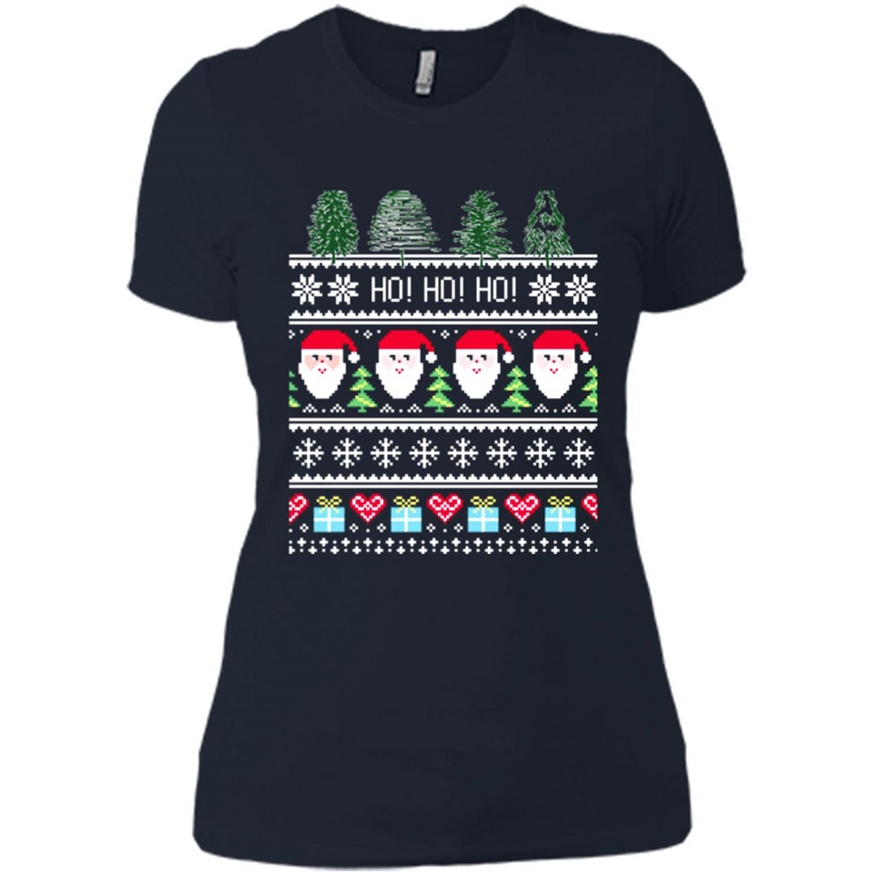 Ugly Merry Christmas Tree Santa Snowflakes