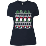 Ugly Merry Christmas Tree Santa Snowflakes