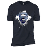 Vancouver Canucks And Superman Fans - Premium Short Sleeve T-Shirt