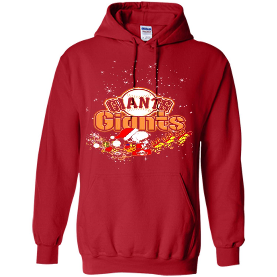 Snoopy Christmas San Francisco Giants - Hoodie