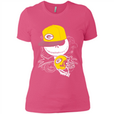 Jack Skellington The Nightmare Before Christmas-Packers Football - Ladies' Boyfriend T-Shirt