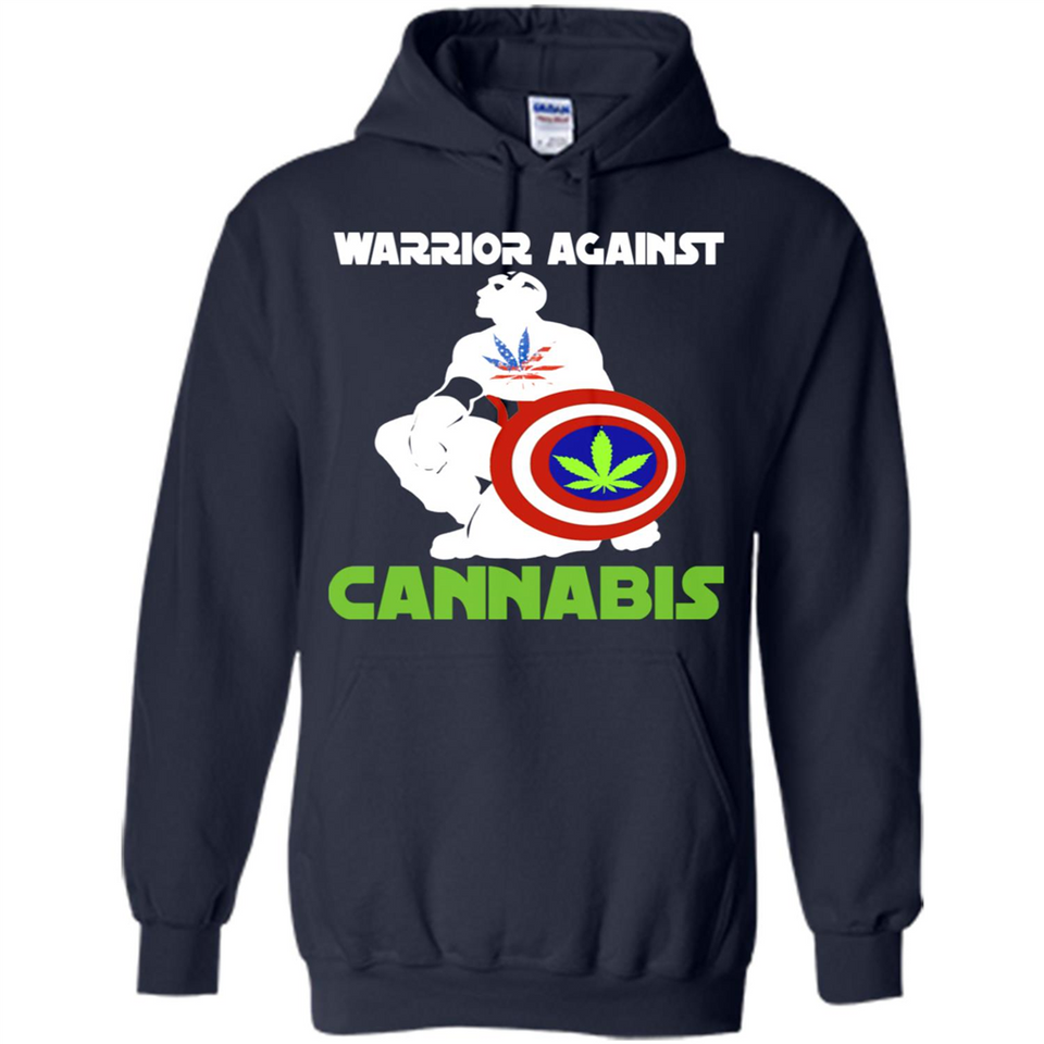 warrior against cannabis - Hoodie