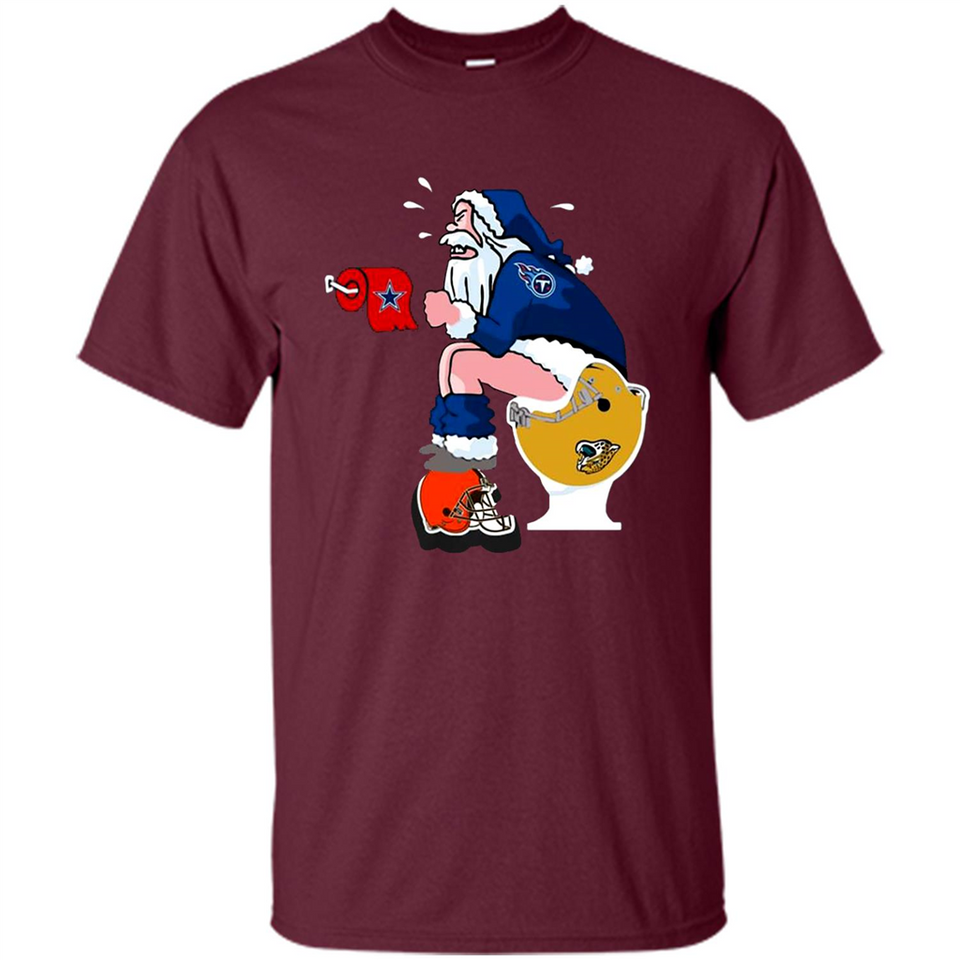 Tennessee Titans Santa Claus Toilet