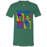 Selena Gomez Light Color - Canvas Unisex V-Neck