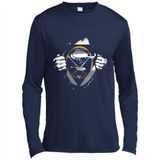 Buffalo Sabres And Superman Fans - Canvas Long Sleeve T-Shirt