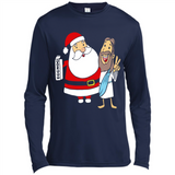 Eggnog Santa And Jesus Christmas