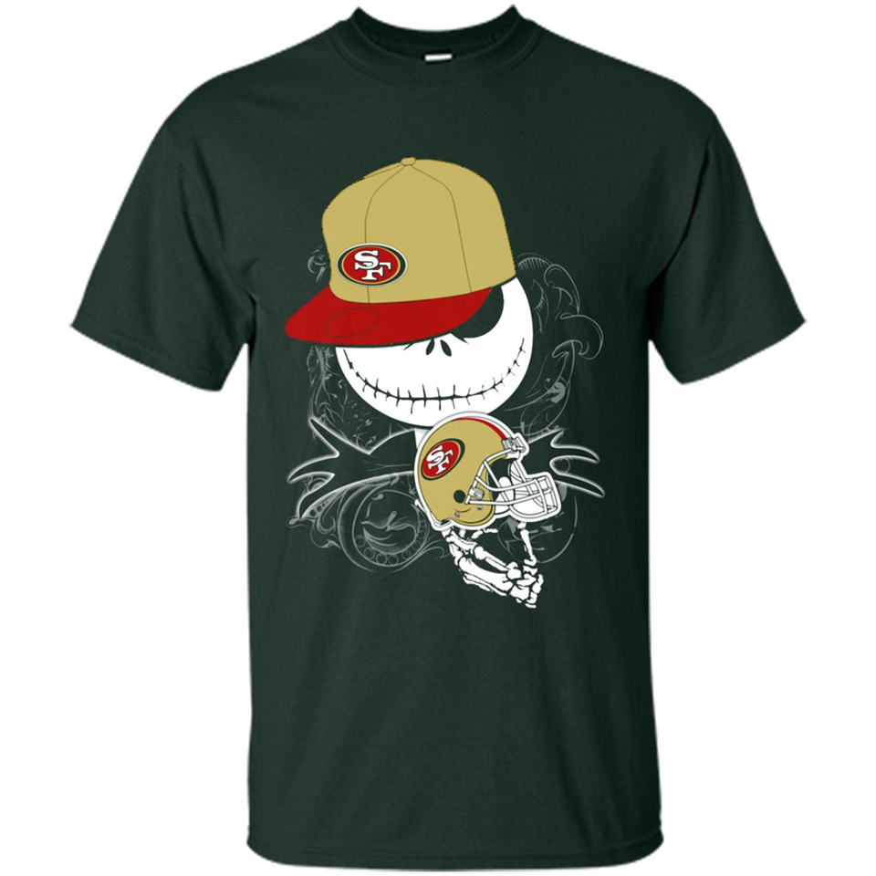 Jack Skellington The Nightmare Before Christmas-49ers Football - Shirt