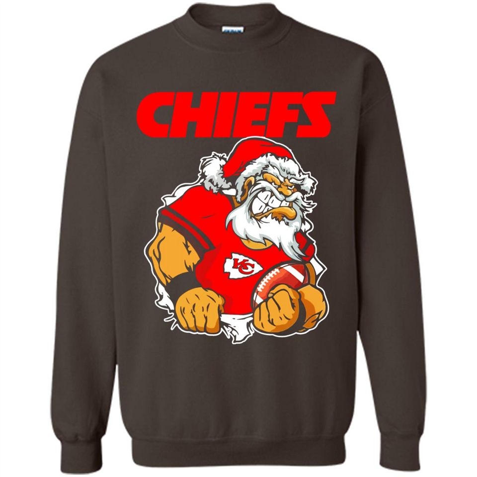 Grumpy Santa Claus Kansas City Chiefs Football Team PINGPONG