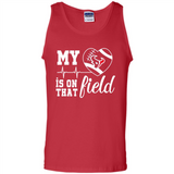 Houston Texans Football My Heart is on that Field - Tank Top