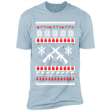 Rifle I Want Rifle Guns For Christmas ugly - Premium Short Sleeve T-Shirt