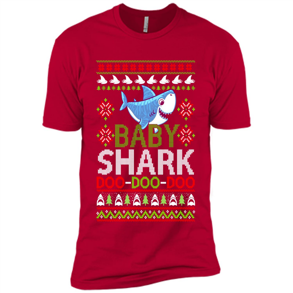 Baby shark Doo Doo Doo Christmas - Premium Short Sleeve T-Shirt