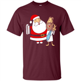 Eggnog Santa And Jesus Christmas