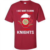 I Just Want To Drink Hot Chocolate & Watch UCF Knights Ugly Christmas Sweater PINGPONG