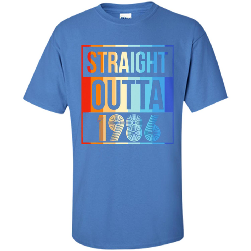 Retro Straight Outta 1986 32 Years Old - Shirt