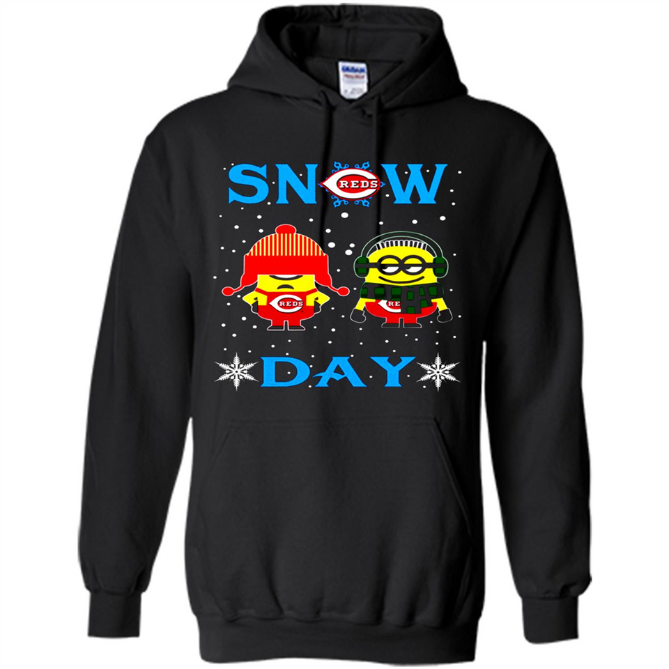 Snow Day Shirt For Cincinnati Reds Vs Minion Fans pingpong