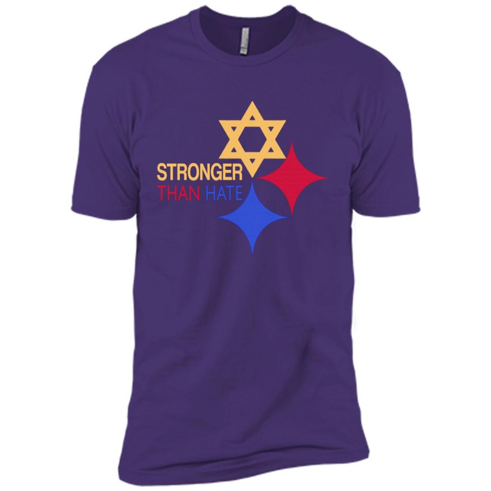 Pittsburgh Stronger Than Hate - Premium Short Sleeve T-Shirt