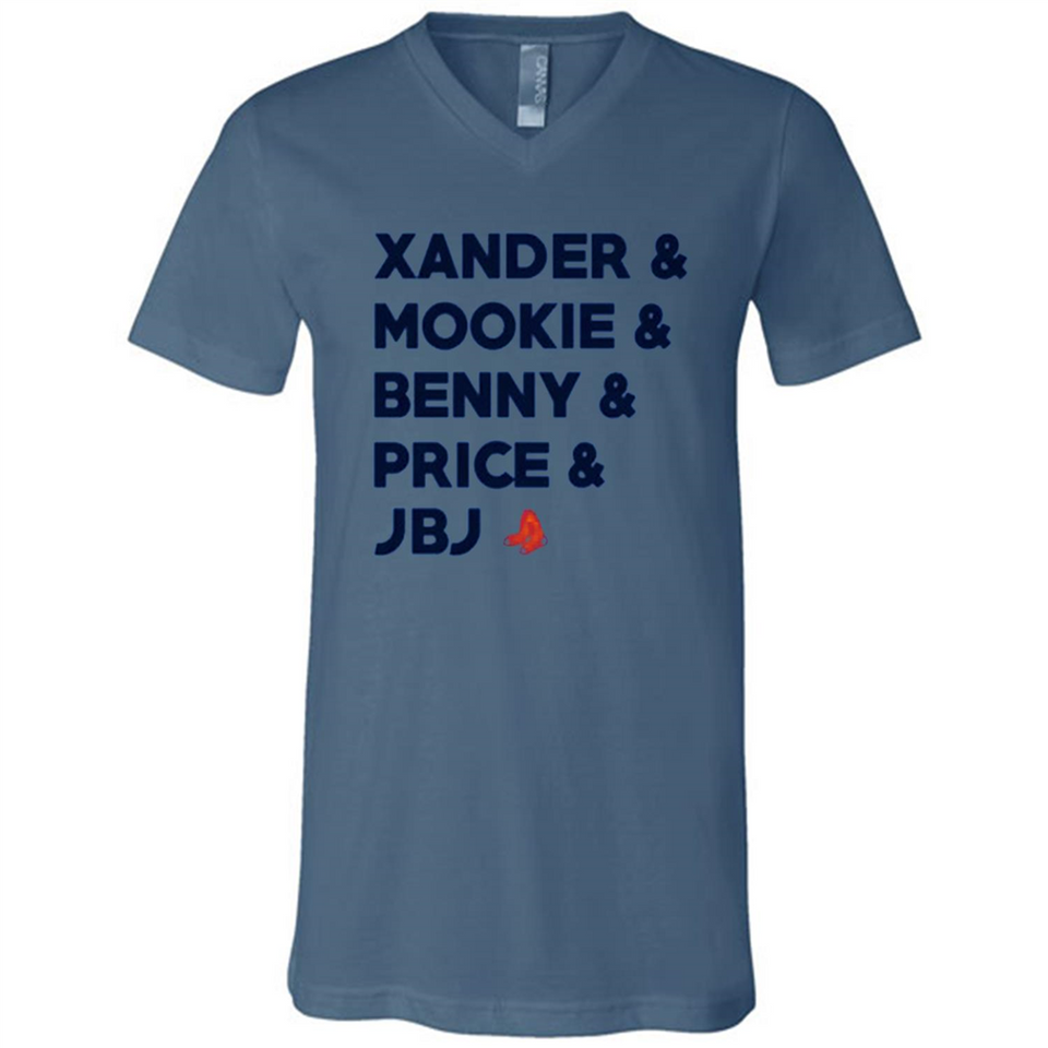 Baseball Favorite Players - Canvas Unisex V-Neck