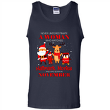 Never Underestimate A November Woman Watches Hallmark Movies Sweatshirt PINGPONG