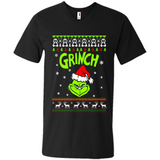 The Grinch Face Christmas - Men's V-Neck