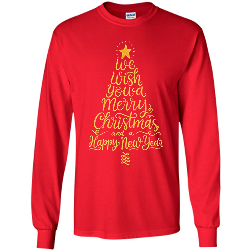 Christmas Tree T-Shirt Funny Mery Christmas Gift Idea - Long Sleeve T-Shirt