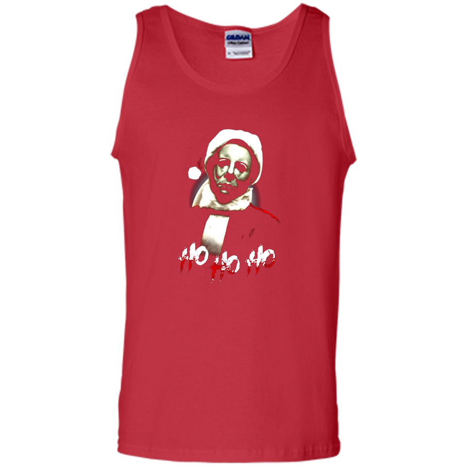 Santa Michael Myers Ho Ho Ho Merry Christmas Sweatshirt - Tank Top