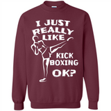 Kick Boxing Shirt Kick Boxer Boxing Workout - Sweatshirt