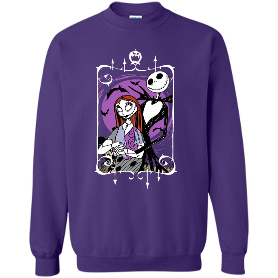 Disney Nightmare Before Christmas Jack And Sally T-Shirt - Sweatshirt