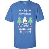 This Accountant Loves Christmas Tree Shirt with Snowman