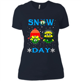 Snow Day Shirt For Boston Celtics Vs Minion Fans pingpong