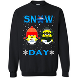 Snow Day Shirt For Denver Broncos Vs Minion Fans pingpong