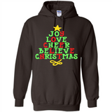 Joy Love Cheer Believe Christmas Tree