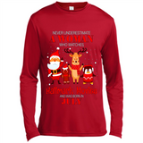 Never Underestimate A July Woman Watches Hallmark Movies Sweatshirt PINGPONG