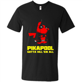 Pikapool Gotta Kill Them All Shirt PINGPONG - Men's V-Neck