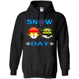 Snow Day Shirt For Houston Rockets Vs Minion Fans pingpong