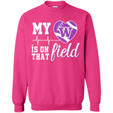 Washington Huskies Football My Heart is on that Field - Sweatshirt