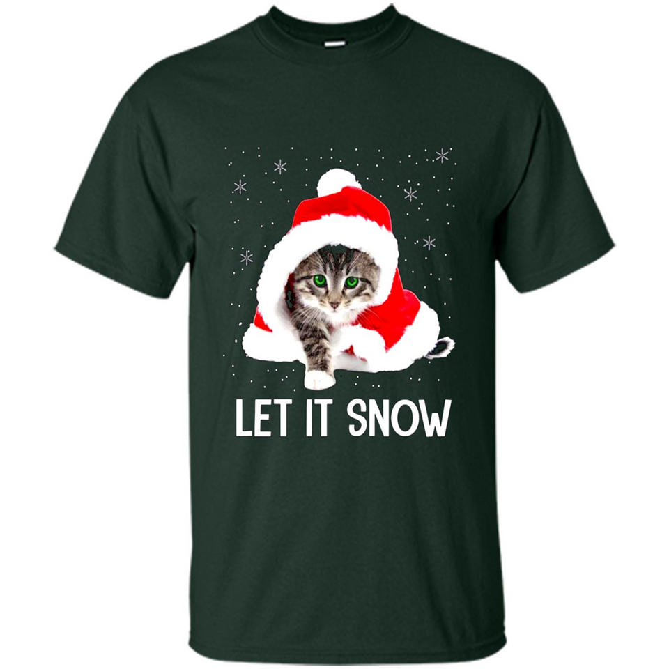 Let It Snow Cat Christmas sweater PINGPONG