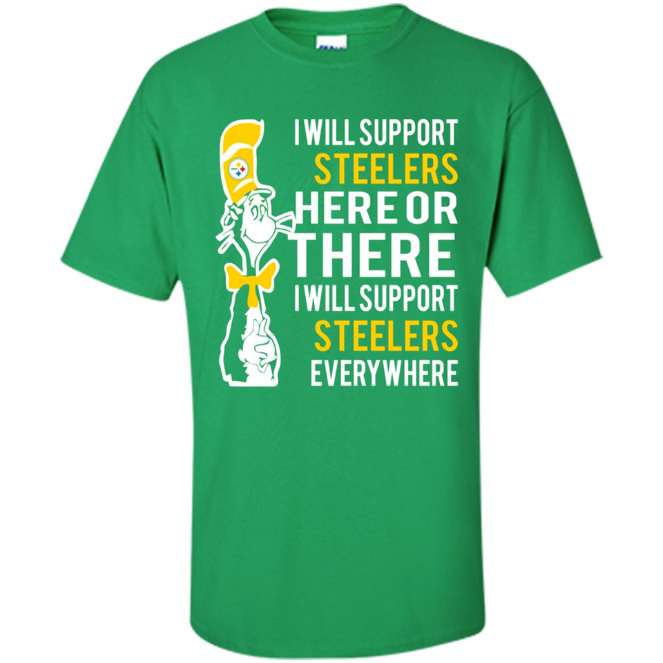 Shirt For Dr Seuss Cat And Pittsburgh Steelers Fans - Shirt