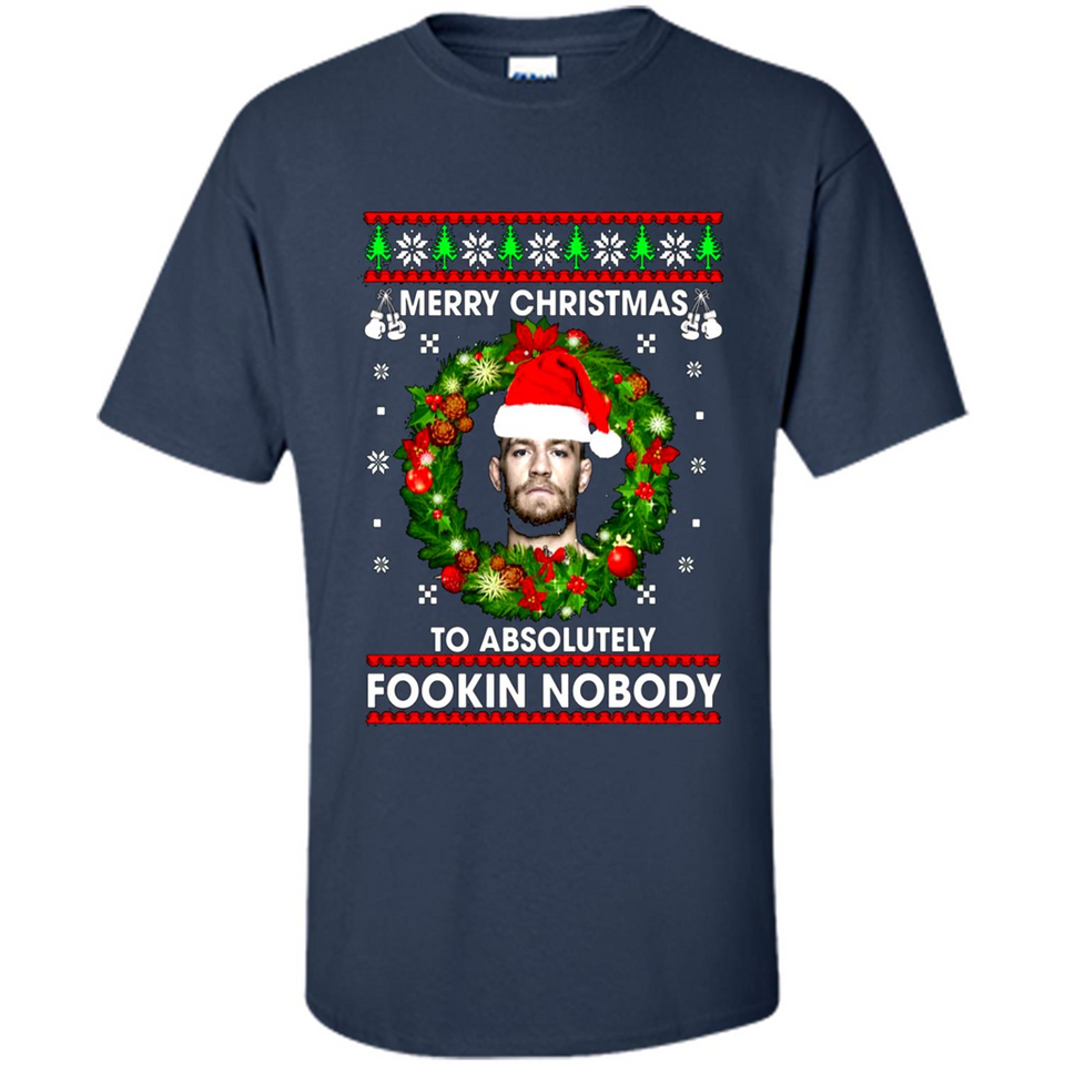 Merry Fookin Christmas Conor Mcgregor sweater PINGPONG