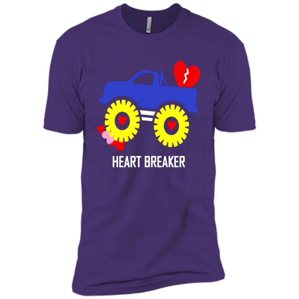 HEART BREAKER BLUE MONSTER TRUCK VALENTINE'S DAY