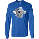 Chicago White Sox And Superman Fans - Long Sleeve T-Shirt