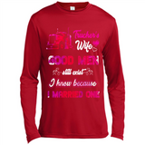 Trucker’s Wife Good Men Still Exist I Know Because I Married One - Canvas Long Sleeve T-Shirt