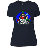 Party Planning Committee Christmas T-Shirt - Ladies' Boyfriend T-Shirt