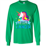 Unicorns are born in Cancer Birthday Rainbow Gift Custom Ultra Cotton