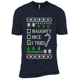 Naughty Nice I Tried Christmas sweatshirt PINGPONG