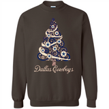 Dallas Cowboys NFL Football Team Logo Christmas Tree T-Shirt - Sweatshirt