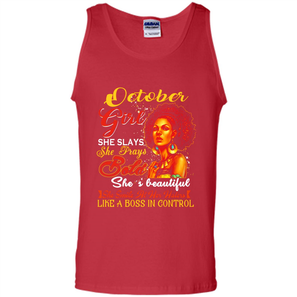 October Girl She Slays She Prays Beautiful Birthday PINGPONG